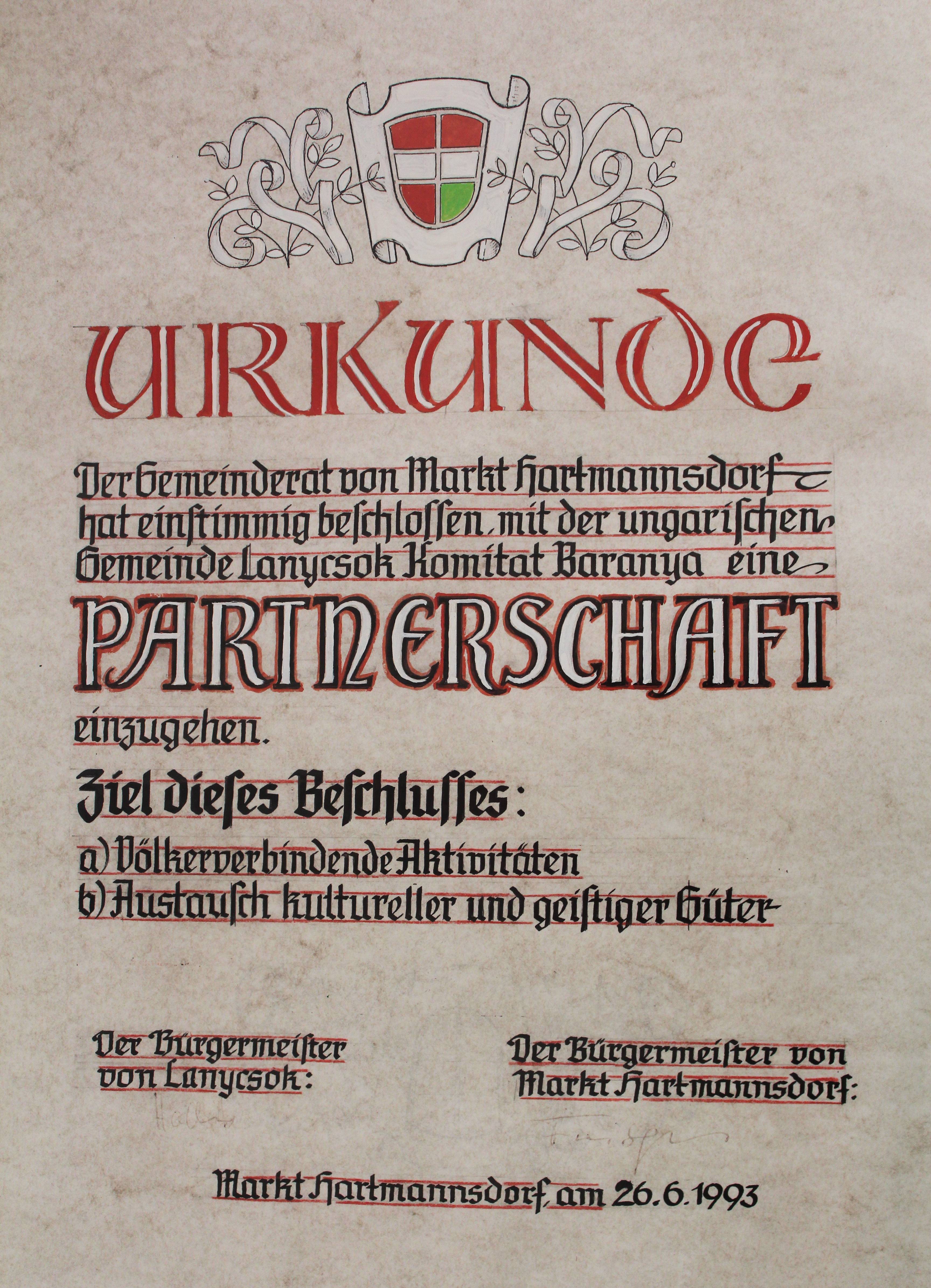 Festgottesdienst Und Festakt 25 Jahre Gemeindepartnerschaft Mit Lanycsok Vulkanland